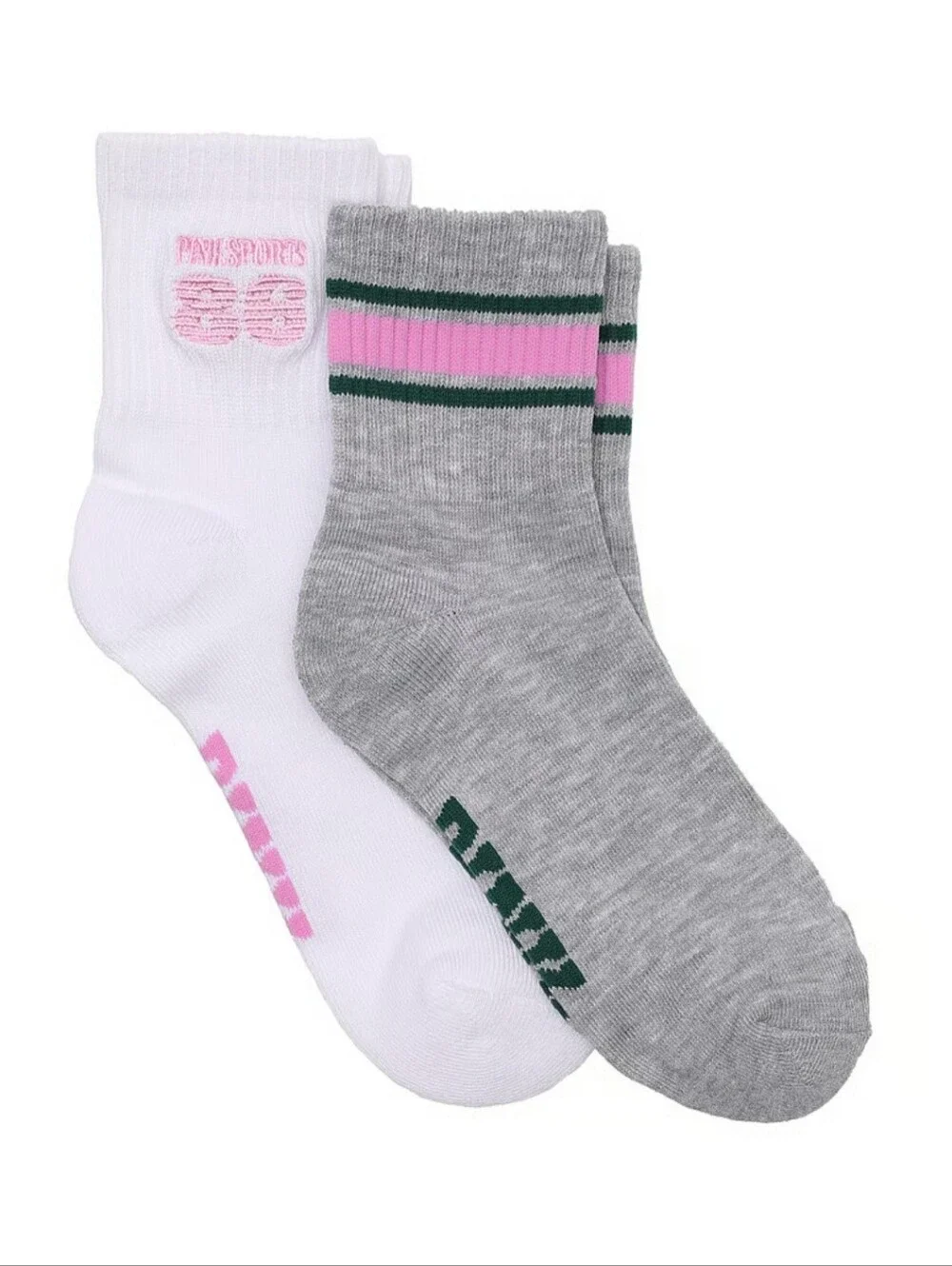 Victoria's Secret PINK 2pk Athletic Cozy Crew Socks OS One Size